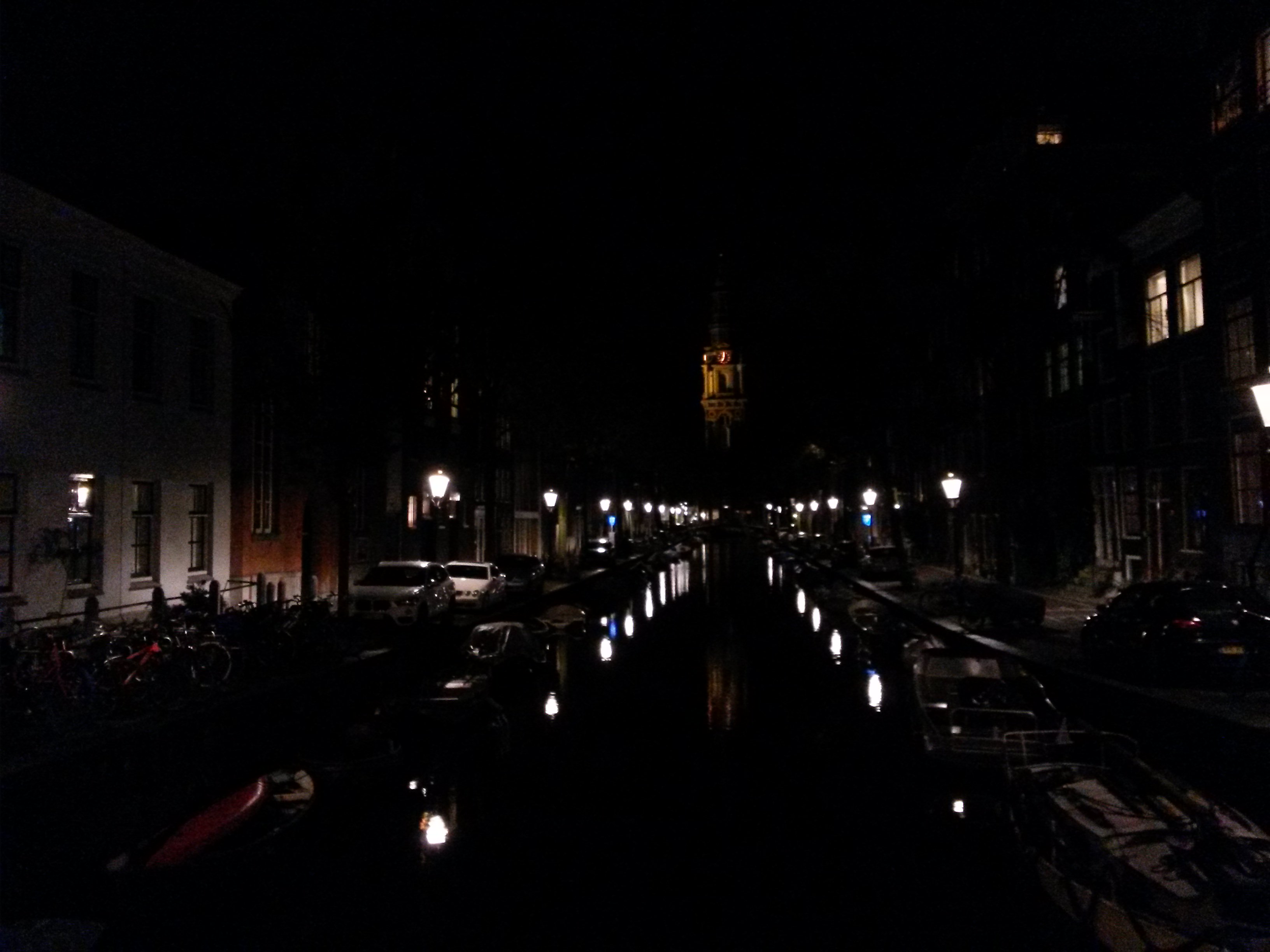 Amsterdam by night.